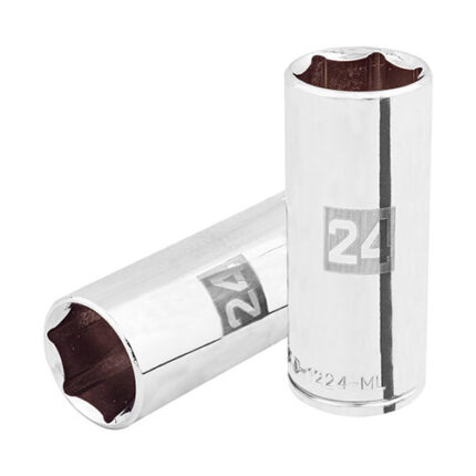 *** 1/2" Drive, 24 Mm, 6-Point Deep Socket                         Special Order Item (Extended Lead Time 35-50 Days)