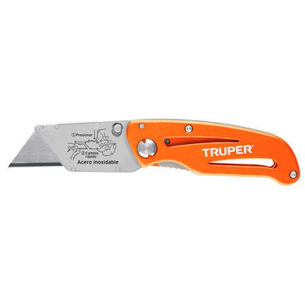 6", Metal Body, Folding Utility Knife