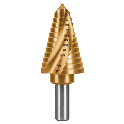 *** Broca Escalonada Titanio 12 Escalones 7/16" A 1-1/8", Ex                         Special Order Item (Extended Lead Time 35-50 Days)