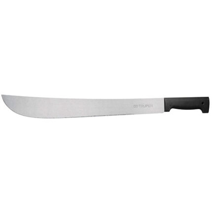 18", Black Hdl, Straight Blade Machete
