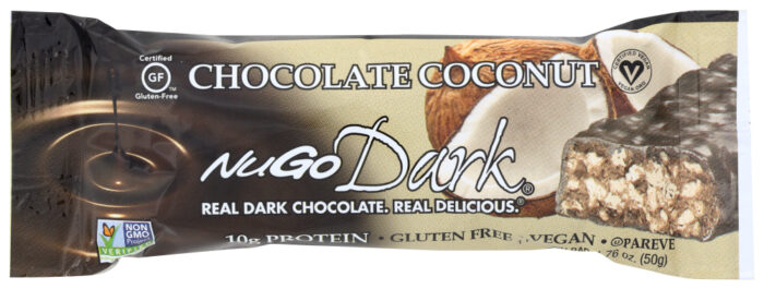 Nugo Bar,Dark Choc Coconut 1.76 Oz - Image 1