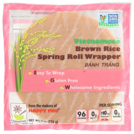 Star Wrap,Brn Ric Sprng Roll 8 Oz