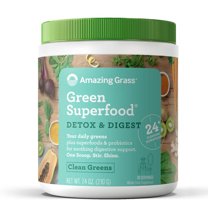 Amzgrs Grn Superfd,Og3,Detx&Dgst 7.4 Oz - Image 1