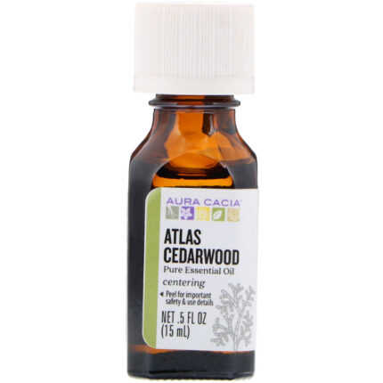 Auraca Ess Oil,Atlas Cedarwood .50 Fz
