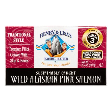 H&Lsea Salmon,Pnk,Wld Alsnk,Can 7.5 Oz