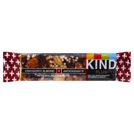 Kind, Cranberry Almond + Antioxidant Granola Bar, Case Of 12, 1.4 Oz