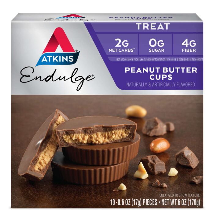 Atkins, Endulge Peanut Butter Cups, Case Of 6, 6 Oz - Image 1