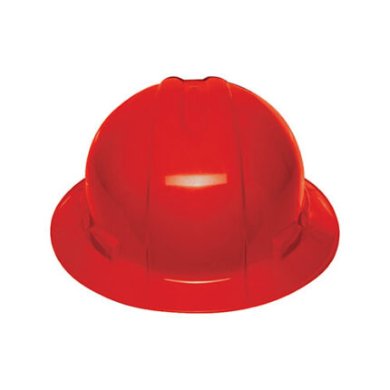 *** Red, Full Brim Safety Helmet                         Special Order Item (Extended Lead Time 35-50 Days)