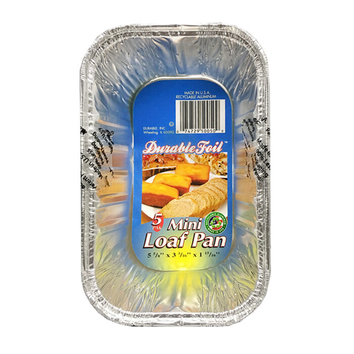 Durable, Mini Loaf Pan, Case Of 12, 5 Ct - Image 1