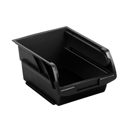 Small, Plastic, Stackable Storage Bin