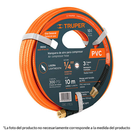 3/8"X33 Ft, Pvc, Low Pressure Air Hose