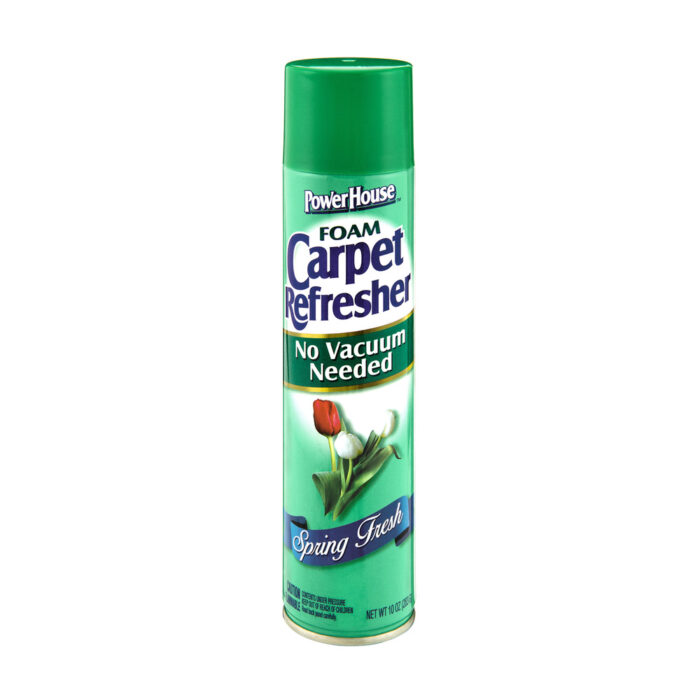 Power House, Foam Carpet Refresher Spring Fresh, Case Of 12, 9 Fl Oz - Image 1