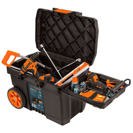 23", Wheels, Plastic Toolbox
