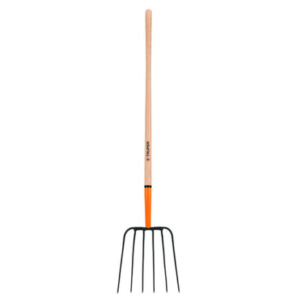 54" Handle 6 Steel Tines Manure Fork