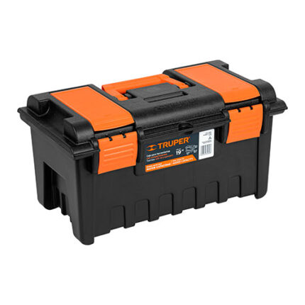 *** 19", Orange Toolbox With Lid Organizers                         Special Order Item (Extended Lead Time 35-50 Days)