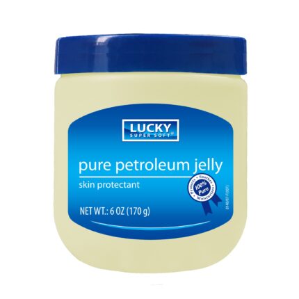 Lucky, White Petroleum Jelly, Case Of 12, 6 Oz