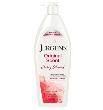 Jergens, Hand And Body Lotion Moisturizer Cherry Almond, Case Of 6, 21 Fl Oz