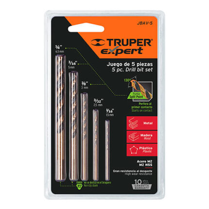 High Speed Drill Bit - 5 Pieces Set