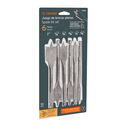 Spade Bit (Flat Bit) Set 6 Pieces