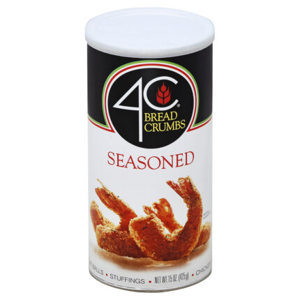 4C Foods, Seasoned Bread Crumbs, Case Of 12, 15 Oz