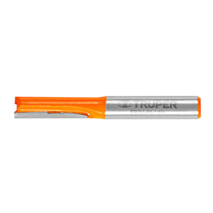 1/4" Double Flute Straight Router Bit
