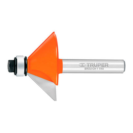 *** 1-1/4" Chamfer Router Bit W/Ball Bearing                         Special Order Item (Extended Lead Time 35-50 Days)