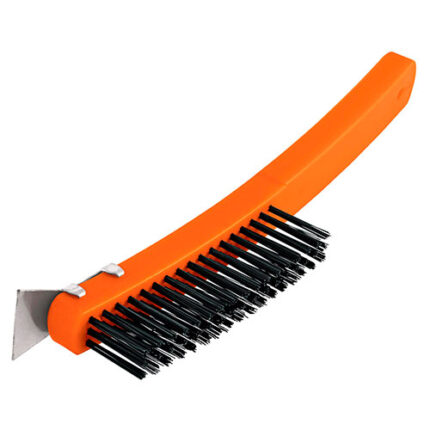 18" Handle With Scraper Wire Brush