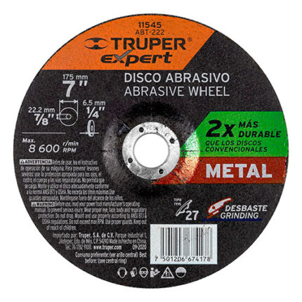 7" Metal Grinding Abrasive Disc