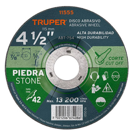 4-1/2" Stone Cutting Abrasive Disc