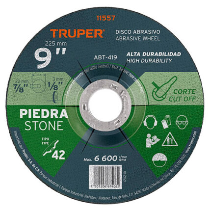 9" Stone Cutting Abrasive Disc