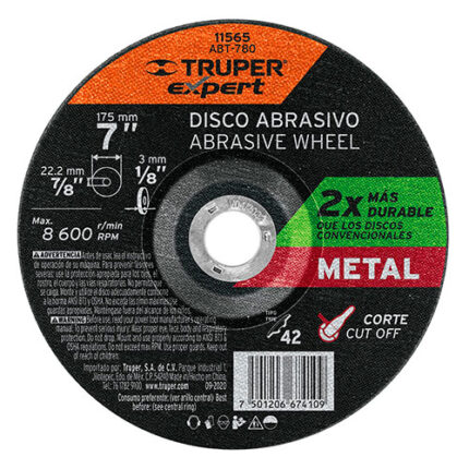 7" Metal Cutting Abrasive Disc