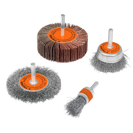 4-Pc Wire Wheel Set