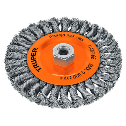 6" Twist Wire Wheel Brush