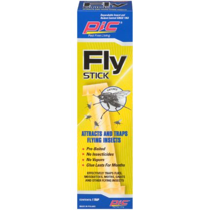 Pic, Fly Stick Trap Pre-Baited Glue, Case Of 6, 1 Pk