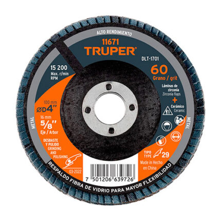 D-4 X 5/8" 60 Grit Flap Discs