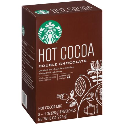 Strbk Hot Cocoa,Dbl Chocolate 8/1 Oz
