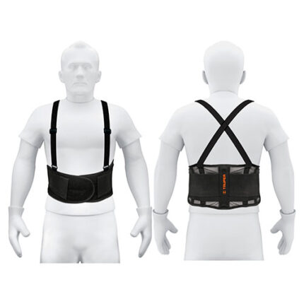Ventilated, Support Belt W/Suspenders Md