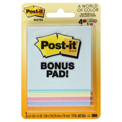 Post-It, Post-It Notes, Case Of 6, 1 Ct
