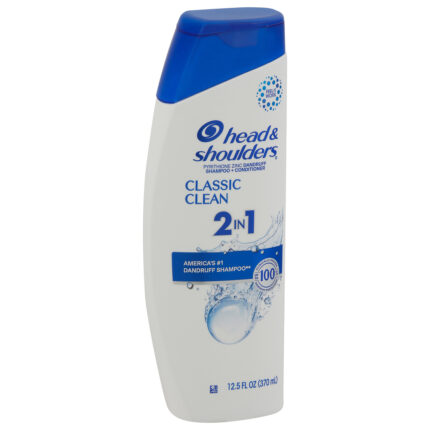 Head & Shoulders, Classic Clean Anti-Dandruff 2-In-1 Shampoo And Conditioner, Case Of 6, 12.5 Fl Oz