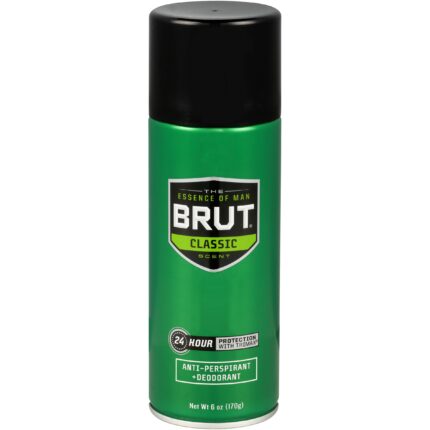Brut Classic Antiperspirant + Deodorant (Aerosol - Low Voc-40%) 6Oz