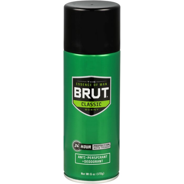 Brut Classic Antiperspirant + Deodorant (Aerosol - Low Voc-40%) 6Oz - Image 1