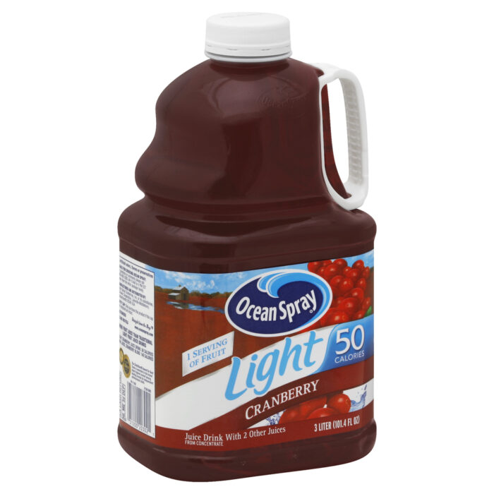 Ocean Spray, Light Cranberry Juice Drink, Case Of 6, 101.4 Fl Oz - Image 1