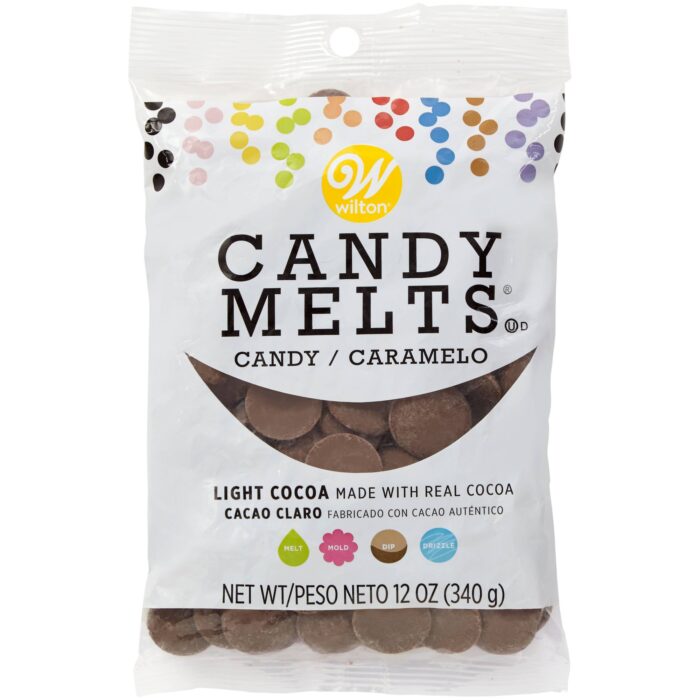 Wilton, Light Cocoa Candy Melts, Case Of 6, 12 Oz - Image 1