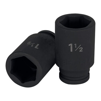1-1/2", Long, 6-Pt Impact Socket,3/4"Dr.