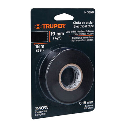 M-33 Black Electrical Tape Blister