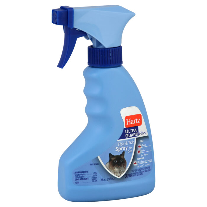 Hartz, Ultra Guard Plus Flea & Tick Spray For Cats, Case Of 3, 8 Fl Oz - Image 1