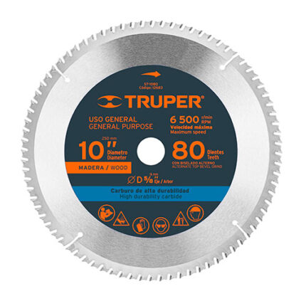 10",80 Teeth, Circular Saw Blade
