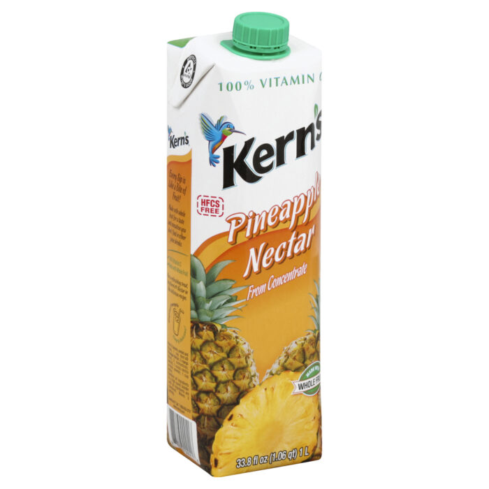 Kerns, Pineapple Nectar From Concentrate, Case Of 12, 33.8 Fl Oz - Image 1