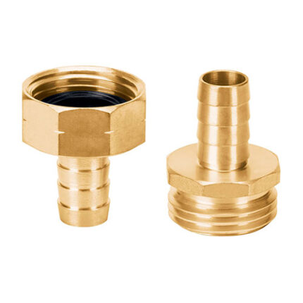 1/2" Brass Male/Female Hose Connectors