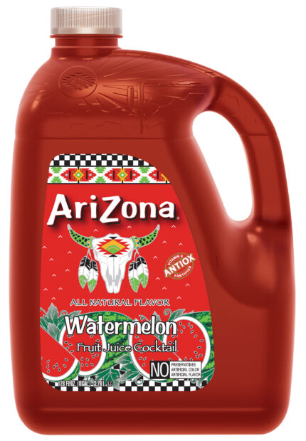 Arizona, Watermelon Fruit Juice Cocktail, Case Of 4, 128 Fl Oz